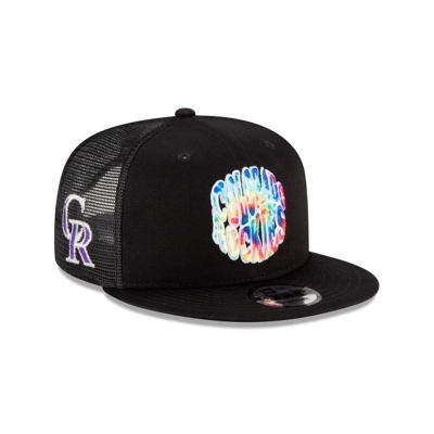 Sapca New Era Colorado Rockies MLB Groovy 9FIFTY Snapback - Negrii